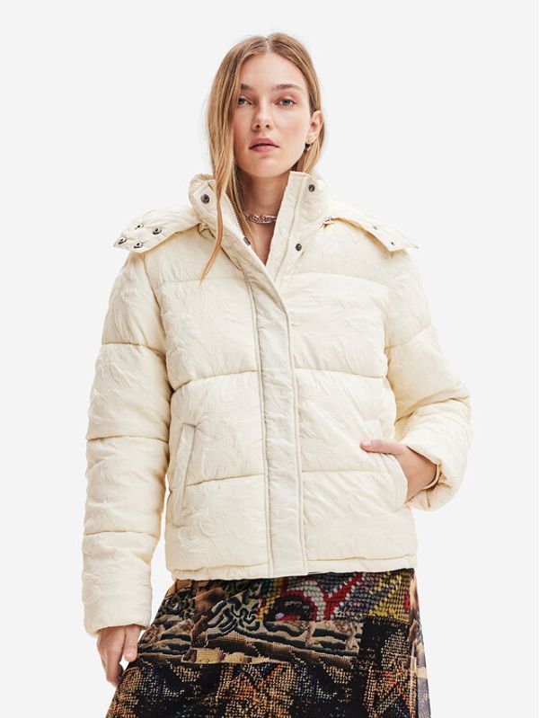 Desigual Desigual Pernata jakna 23WWEW72 Bež Regular Fit