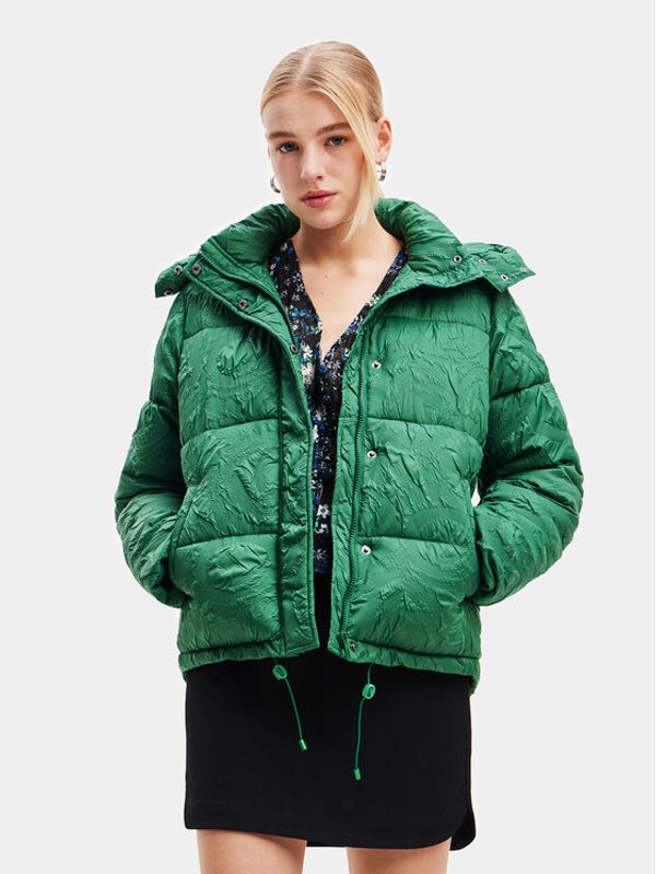 Desigual Desigual Pernata jakna 23WWEW72 Zelena Regular Fit