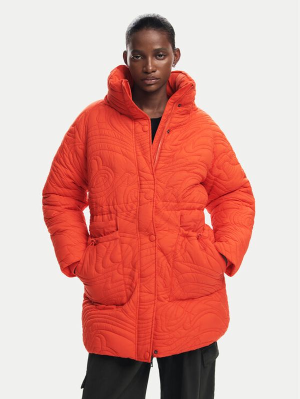 Desigual Desigual Pernata jakna Aarhus 24WWEWAC Narančasta Regular Fit