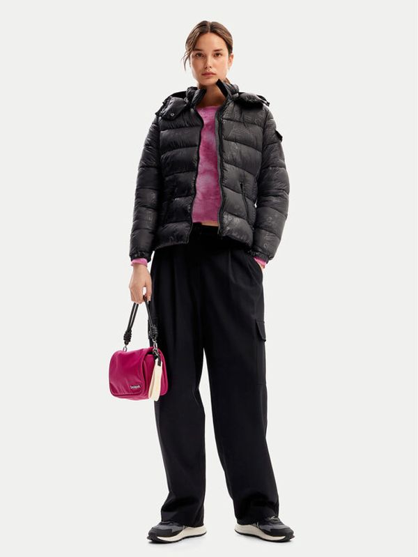 Desigual Desigual Pernata jakna Drammen 24WWEWBM Crna Regular Fit