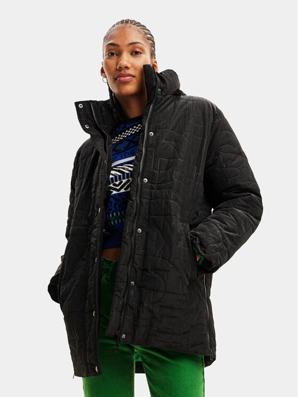 Desigual Desigual Prijelazna jakna 23WWEW17 Crna Regular Fit
