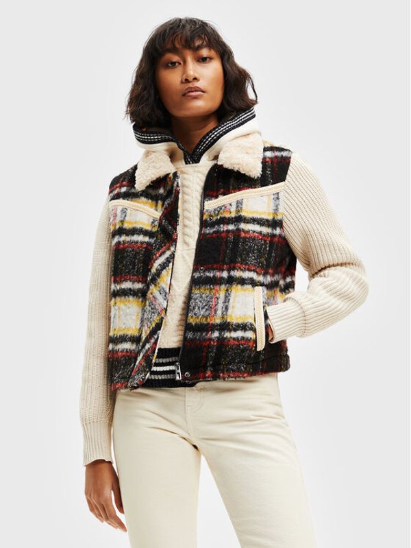 Desigual Desigual Prijelazna jakna Ofelia 22WWEW35 Bež Regular Fit