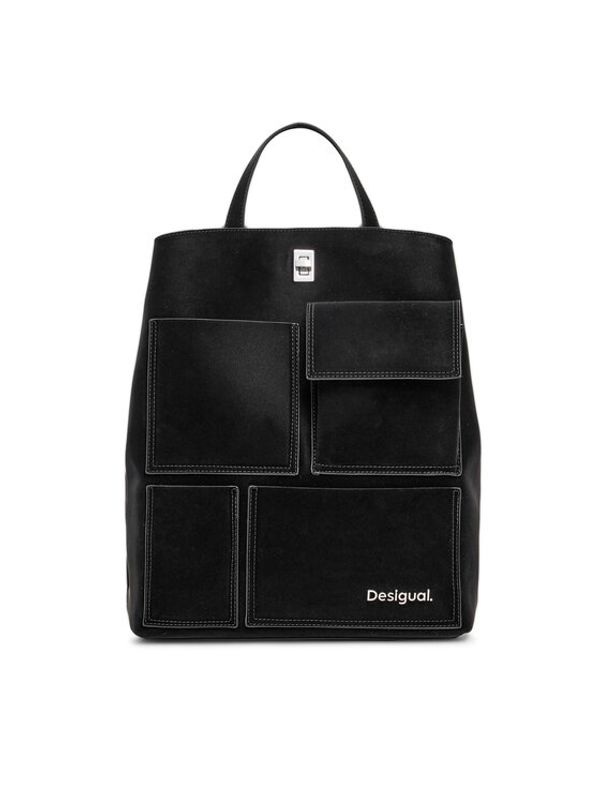 Desigual Desigual Ruksak Back Pocket Face Sumy 24WAKP35 Crna