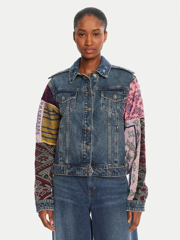 Desigual Desigual Traper jakna Etnic 25WWED14 Šarena Regular Fit