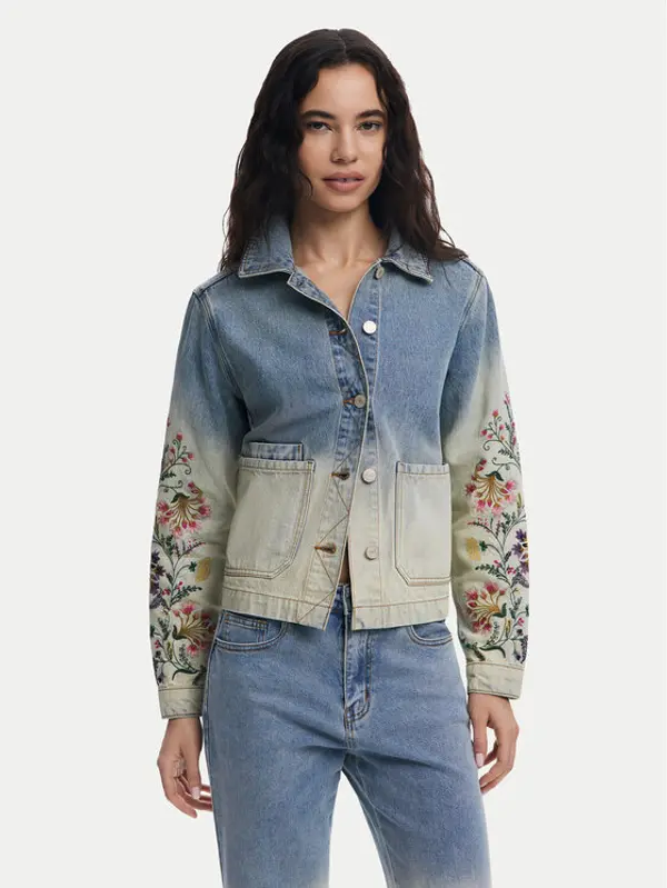 Desigual Desigual Traper jakna Houston 25SWED06 Plava Regular Fit