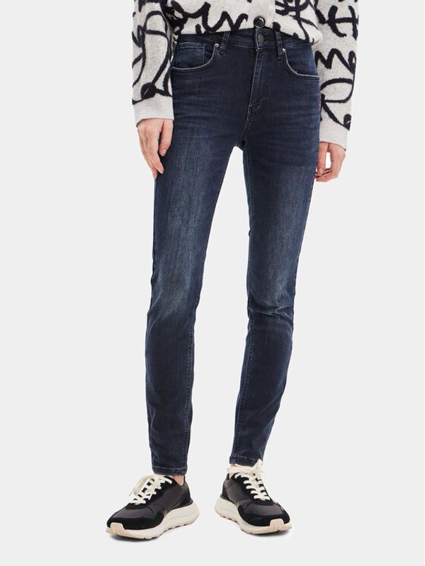 Desigual Desigual Traperice 23WWDD10 Tamnoplava Slim Fit