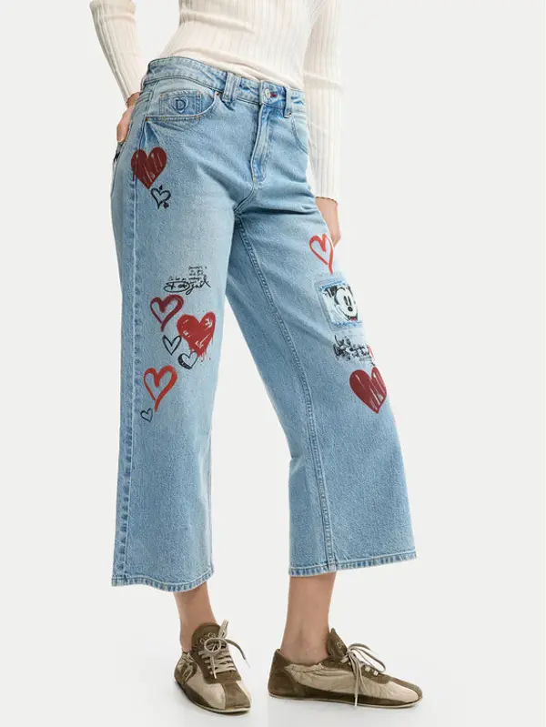 Desigual Desigual Traperice Herry 26SWDD16 Plava Straight Fit