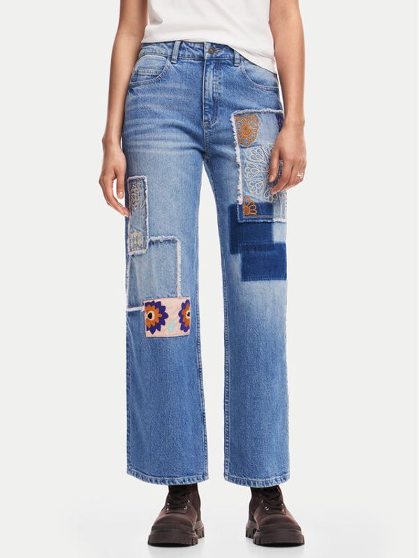 Desigual Desigual Traperice Mila 24WWDD97 Plava Straight Fit