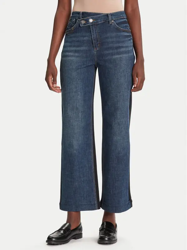 Desigual Desigual Traperice Twist 25WWDD14 Tamnoplava Wide Leg