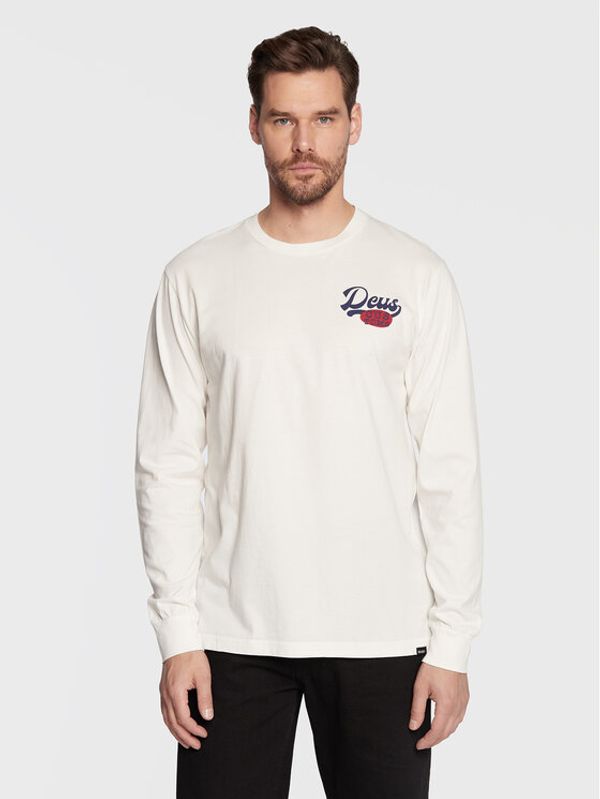 Deus Ex Machina Deus Ex Machina Majica dugih rukava Marigold DMF221379 Bijela Regular Fit