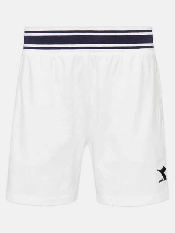 Diadora Diadora Sportske kratke hlače Tweener 102.179334 Bijela Relaxed Fit