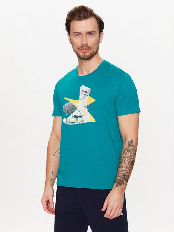Diadora Diadora T-shirt Ss Archive 102.179300 Plava Regular Fit