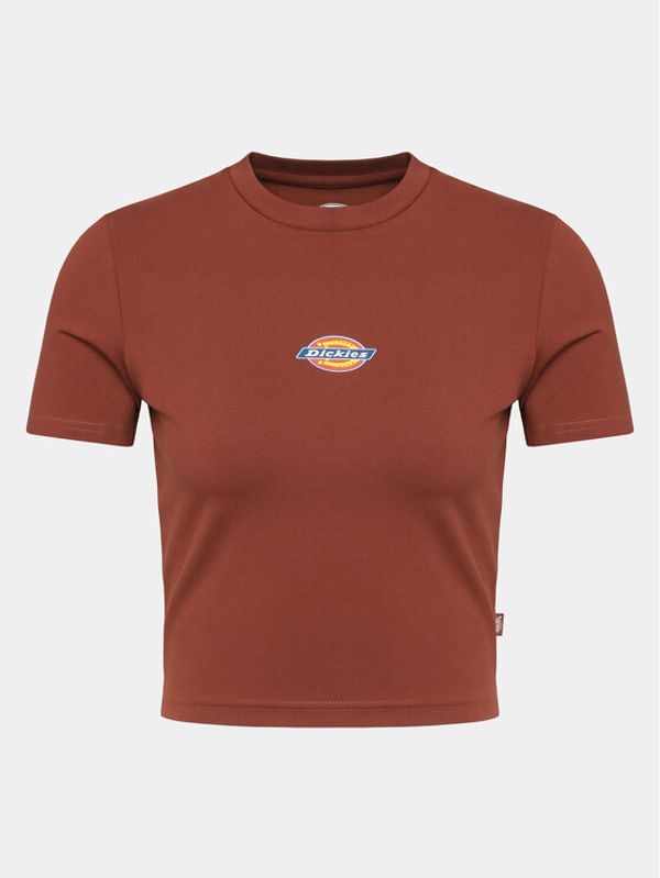 Dickies Dickies T-shirt Maple Valley DK0A4XPOG04 Tamnocrvena Regular Fit