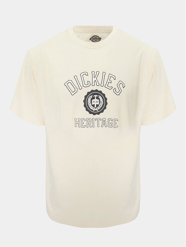 Dickies Dickies T-shirt Oxford DK0A4YFL Écru Regular Fit
