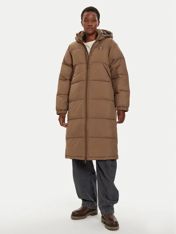 Dickies Dickies Zimska jakna Alatna Long DK0A4XR9MR1 Smeđa Regular Fit