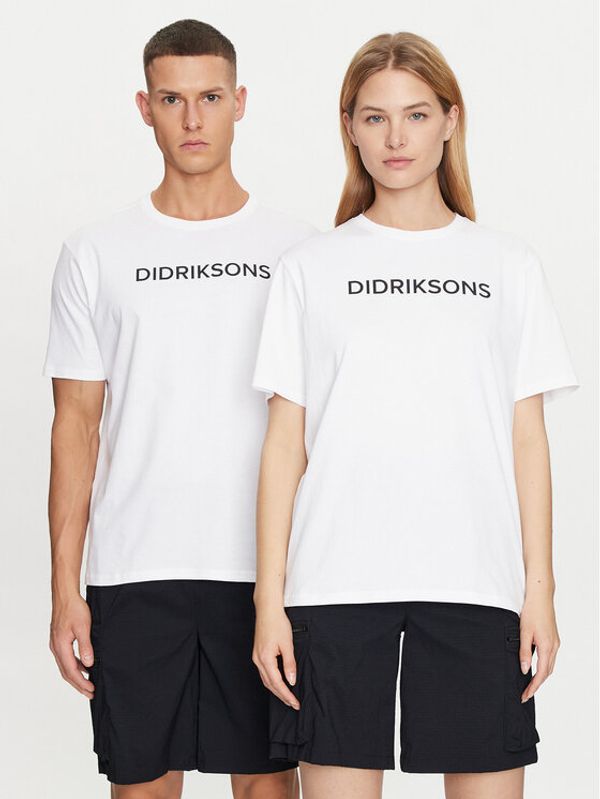 Didriksons Didriksons T-shirt Harald 505551 Bijela Regular Fit