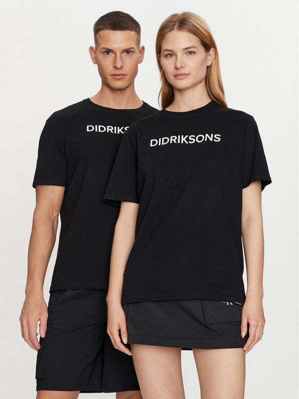 Didriksons Didriksons T-shirt Harald 505551 Crna Regular Fit