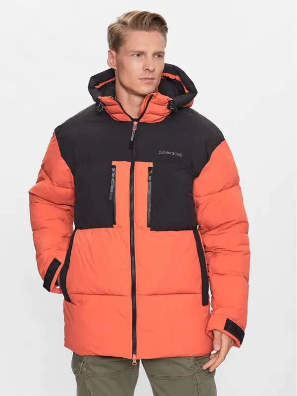 Didriksons Didriksons Zimska jakna Hilmer 504240 Narančasta Regular Fit