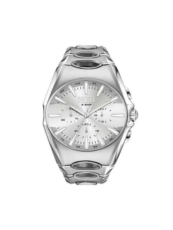 Diesel Diesel Sat D-Curve Chronograph DZ4694 Srebrna