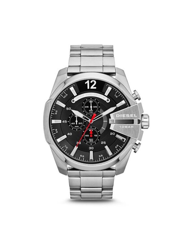 Diesel Diesel Sat Mega Chief DZ4308 Srebrna