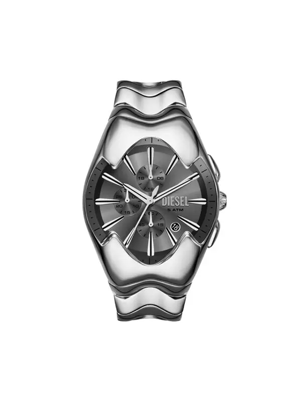 Diesel Diesel Sat Mercurial DZ4683 Srebrna