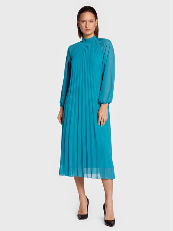 Dixie Dixie Koktel haljina A319U059 Tirkizna Regular Fit