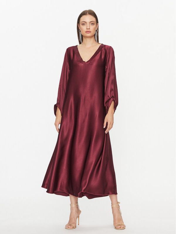 Dixie Dixie Koktel haljina A782Z037 Tamnocrvena Relaxed Fit