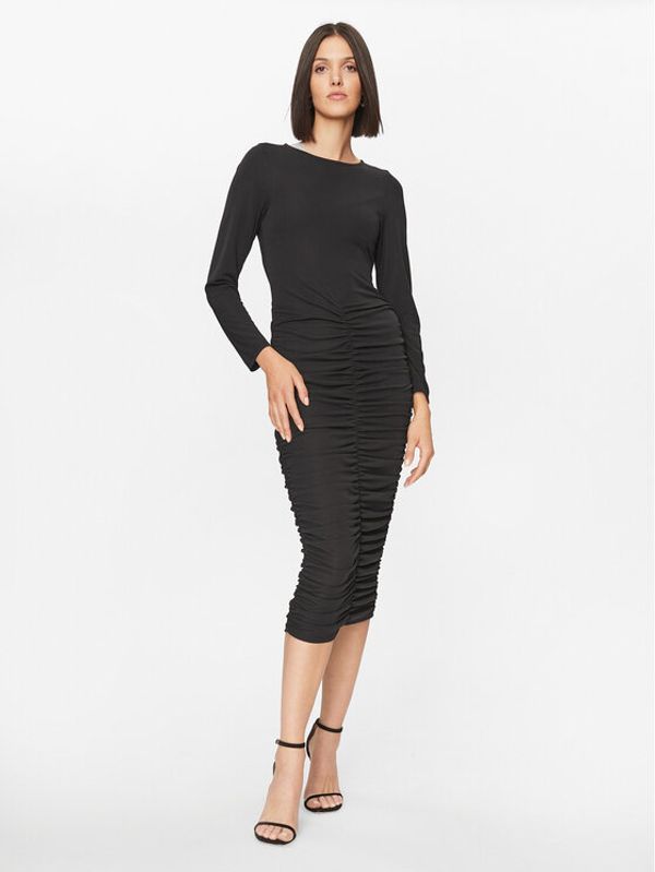 Dixie Dixie Koktel haljina AIDRTNDA Crna Slim Fit