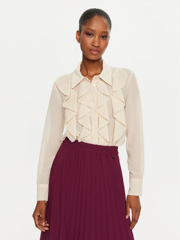 Dixie Dixie Košulja C319K029A Écru Regular Fit