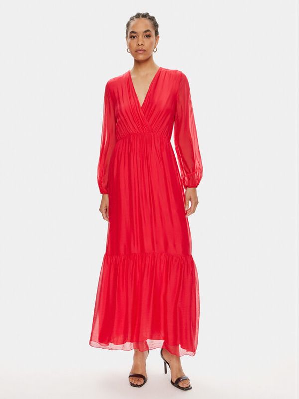 Dixie Dixie Ljetna haljina A207J102 Crvena Regular Fit