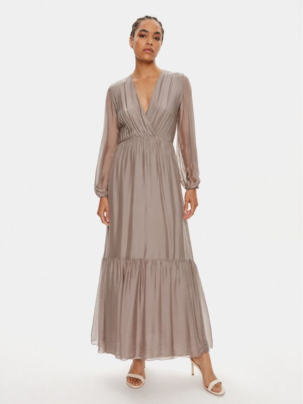 Dixie Dixie Ljetna haljina A207J102 Smeđa Regular Fit