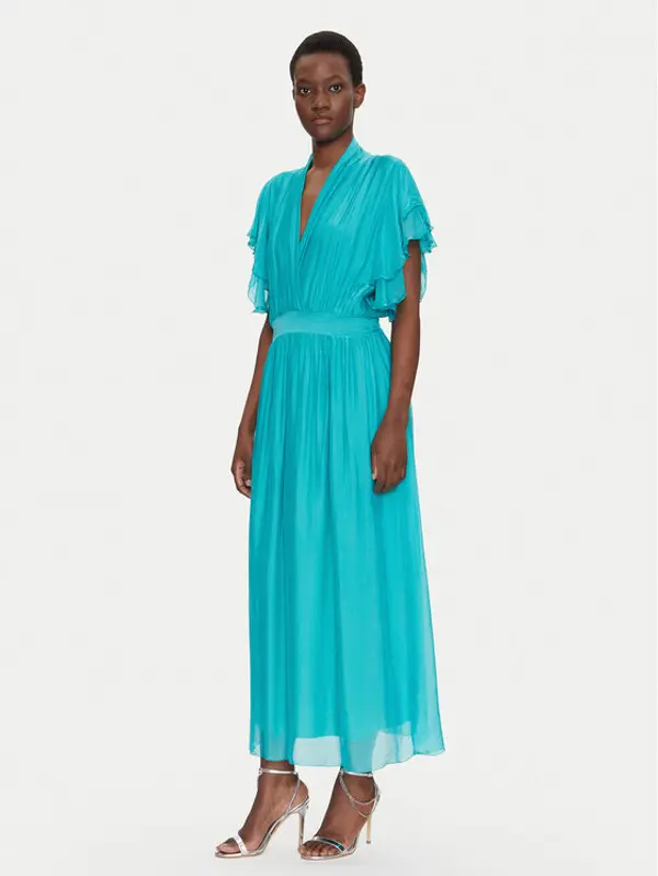 Dixie Dixie Ljetna haljina A207W017A Tirkizna Regular Fit