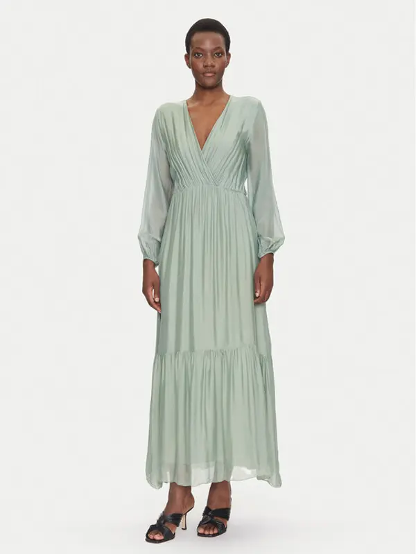 Dixie Dixie Ljetna haljina A207W050 Zelena Regular Fit