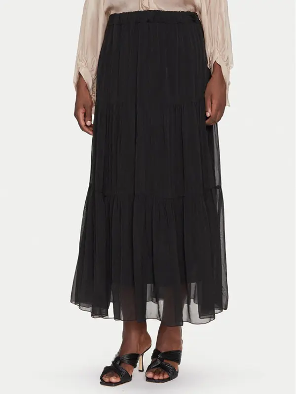 Dixie Dixie Maxi suknja G207W007A Crna Regular Fit