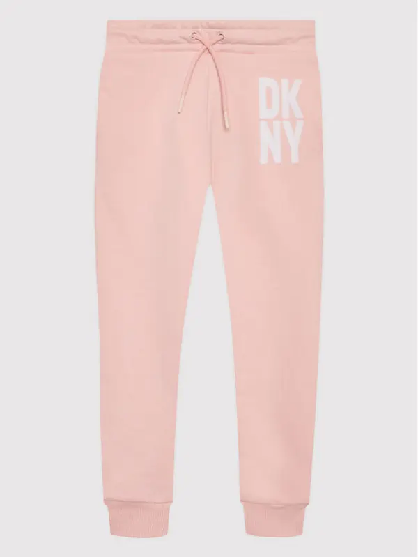 DKNY DKNY Donji dio trenerke D34A70 S Ružičasta Regular Fit