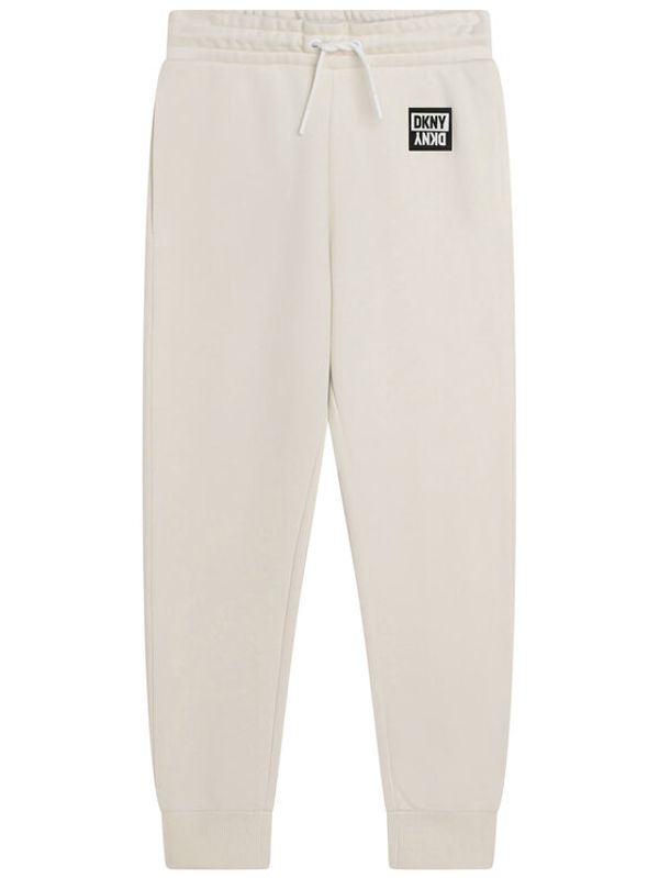 DKNY DKNY Donji dio trenerke D34A85 S Bijela Regular Fit