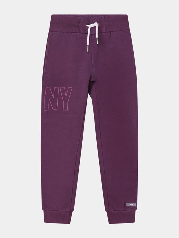 DKNY DKNY Donji dio trenerke D54000 S Ljubičasta Regular Fit