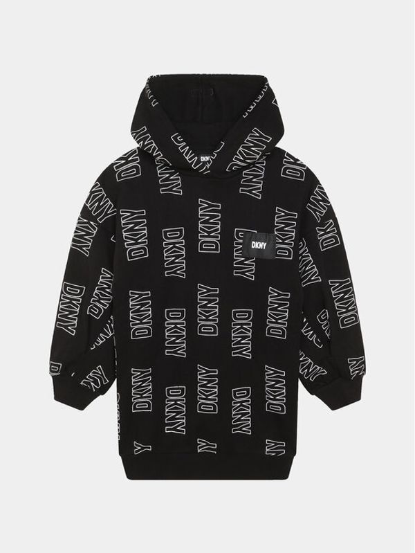 DKNY DKNY Džemper haljina D32902 S Crna Regular Fit