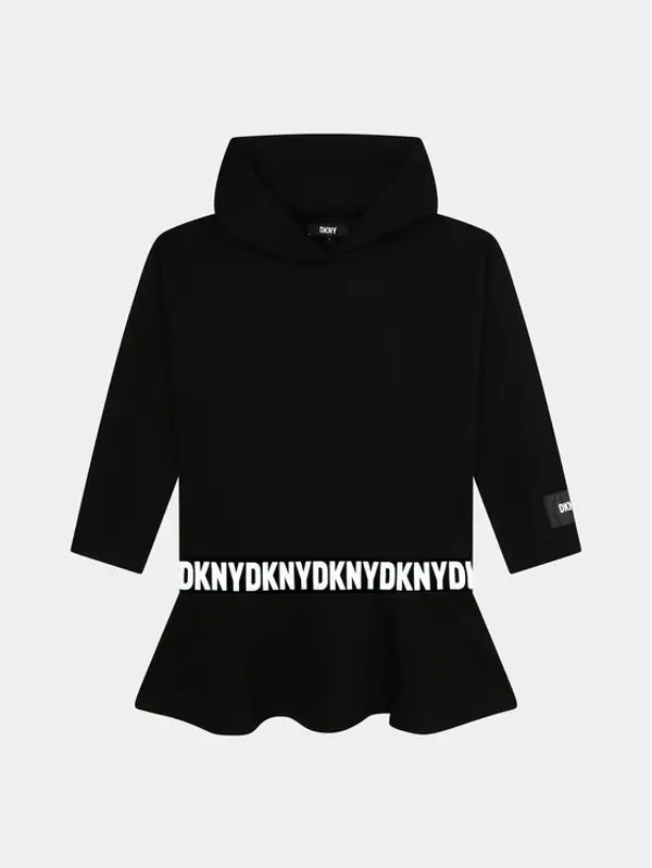 DKNY DKNY Džemper haljina D32905 D Crna Regular Fit