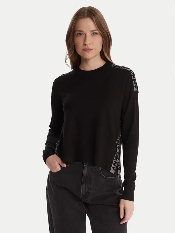 DKNY DKNY Džemper P5MSLJ92 Crna Regular Fit