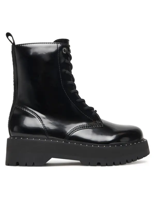 DKNY DKNY Gležnjače Batu Studs-Lace Up K4566972 Crna