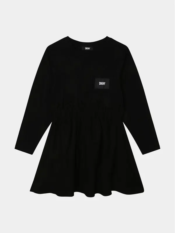 DKNY DKNY Haljina za svaki dan D32895 S Crna Regular Fit