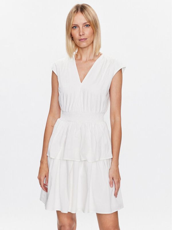 DKNY DKNY Haljina za svaki dan DD3B0501 Bijela Regular Fit