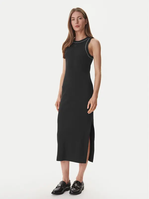 DKNY DKNY Haljina za svaki dan DJ6D9189 Crna Slim Fit