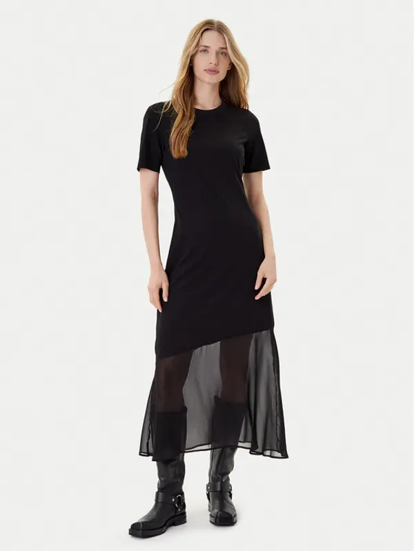 DKNY DKNY Haljina za svaki dan P5GDFCNA Crna Regular Fit