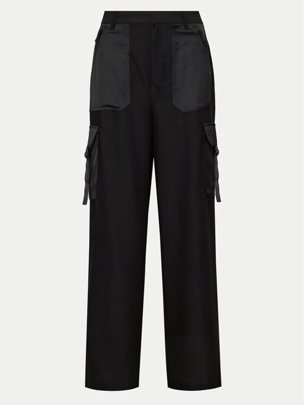DKNY DKNY Hlače P3JKNV51 Crna Straight Leg