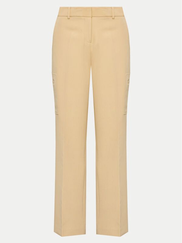 DKNY DKNY Hlače UB4PX263 Bež Regular Fit