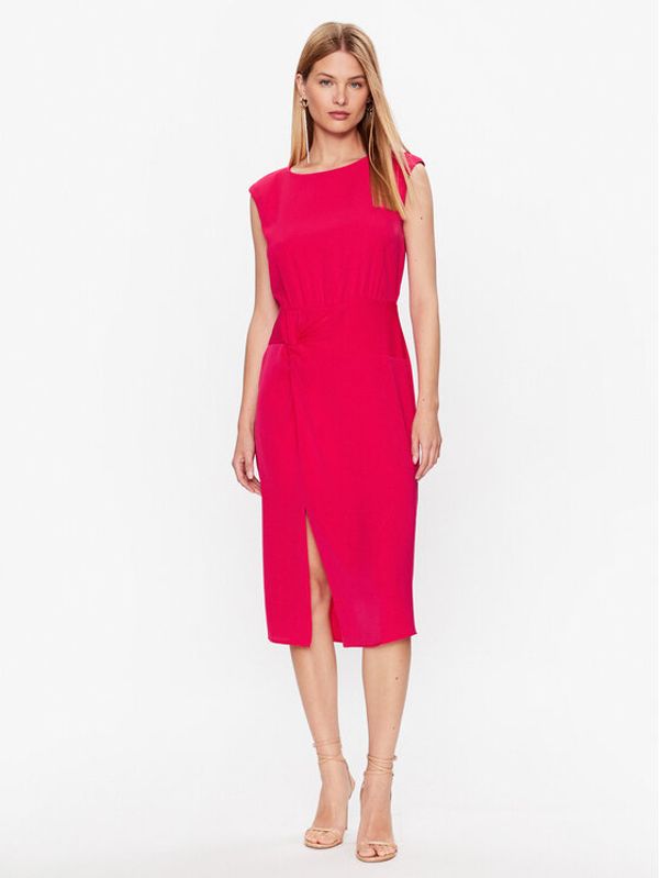 DKNY DKNY Koktel haljina DD3E2011 Ružičasta Regular Fit