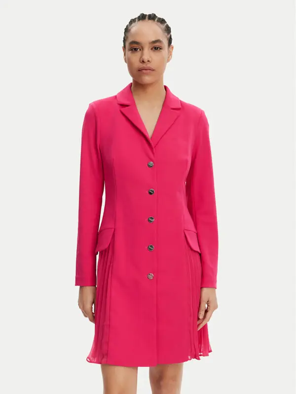 DKNY DKNY Koktel haljina DD4K1D67 Ružičasta Regular Fit