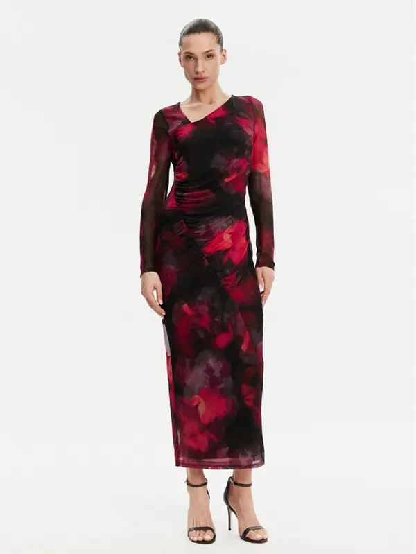 DKNY DKNY Koktel haljina DD4KU42A Crna Slim Fit